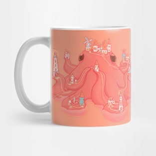 Small town Octopus Mug